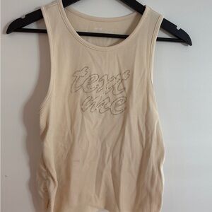 Text Me Aerie tank